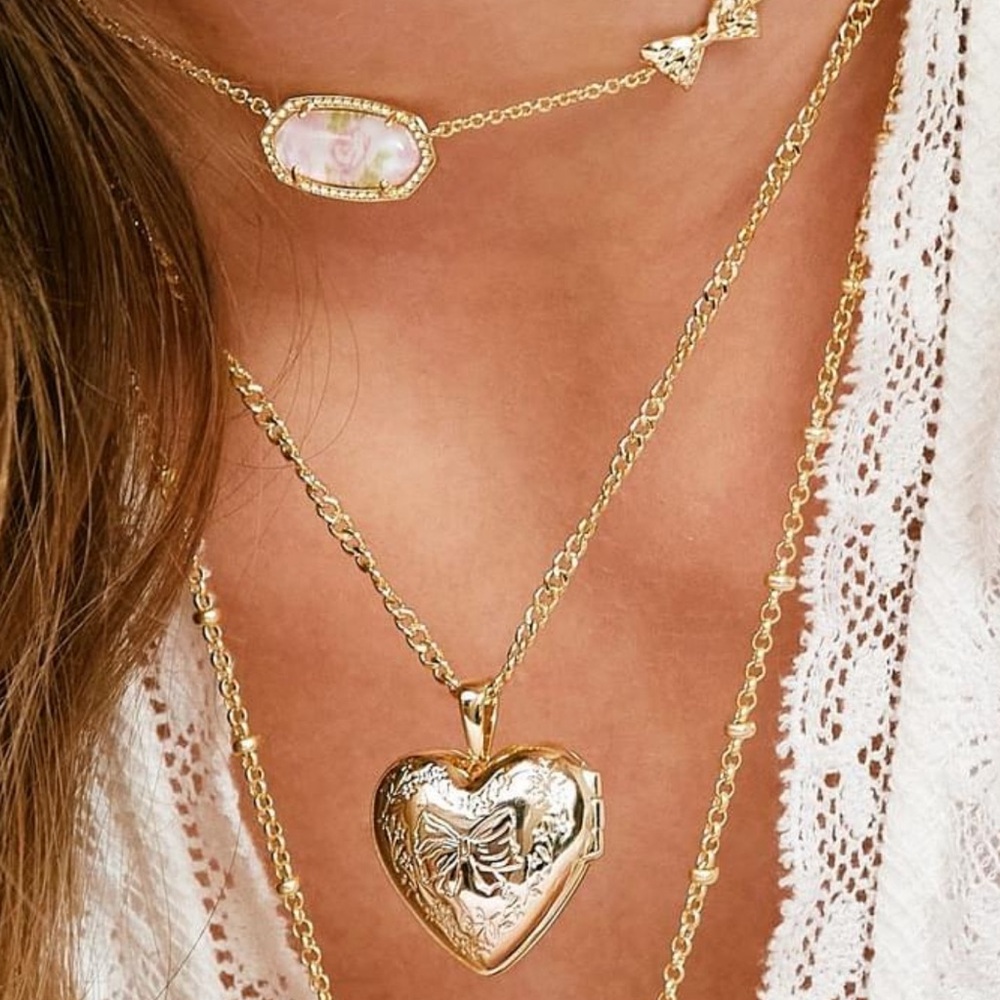 Kendra Scott X Love Shack Fancy Locket Necklace